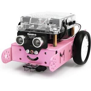Makeblock mBot Robot Kit, DIY Mechanical Building Block, Pink Bluetooth Version